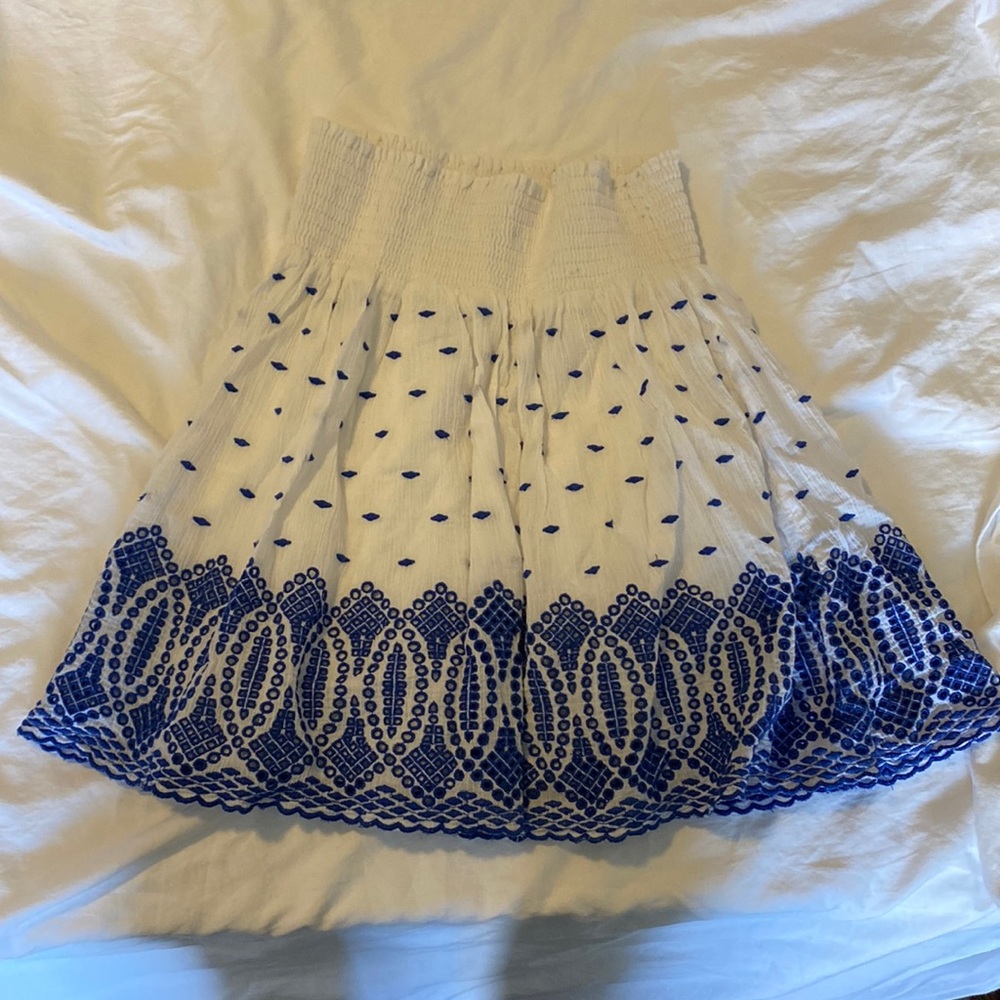 Jcrew embroidery skirt XXS